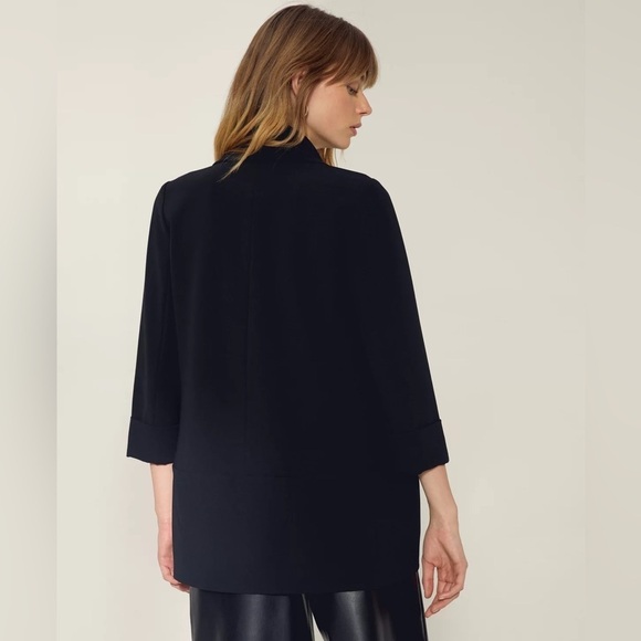 ARITZIA Wilfred Chevalier Jacket Relaxed Open-front Blazer 3/4 Sleeve Size 0 - Picture 2 of 12